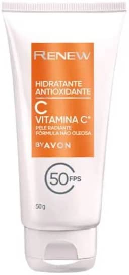 Creme Hidratante Antioxidante Renew com Vitamina C FPS50 50ml Avon