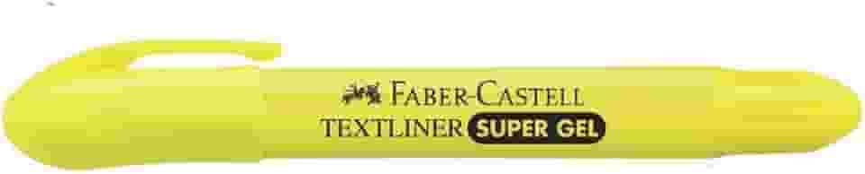 Caneta Marca Texto Gel, Faber-Castell, SuperSoft, SM/1557, Amarelo, 1 Unidade