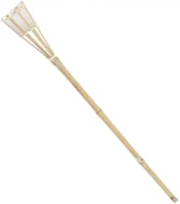 Tocha De Bambu Antimosquito Com Cheiro De Citronela altura 79 cm- Colorida