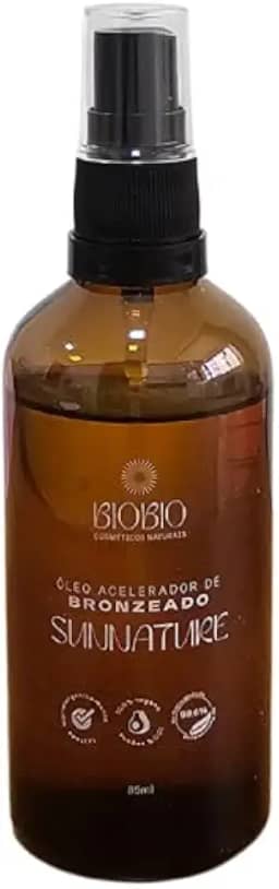 Óleo Acelerador de Bronzeado e Iluminador Corporal, Pós-Sol