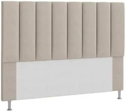 CABECEIRA QUEEN ESTOFADA CARLA 160 CM BEGE