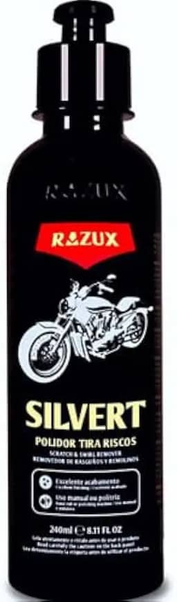 Produto Polidor Tira Riscos Marca D'agua Da Moto Silvert 240ml Razux