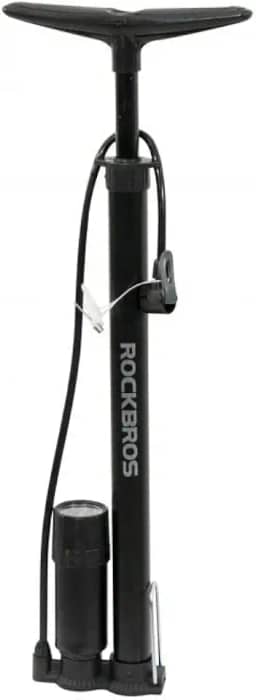 Bomba de ar RB-380g com pé e manômetro Rockbros