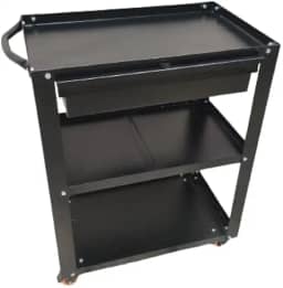 Carrinho de Ferramentas 3 Band c/Gaveta e Rodinhas Preto