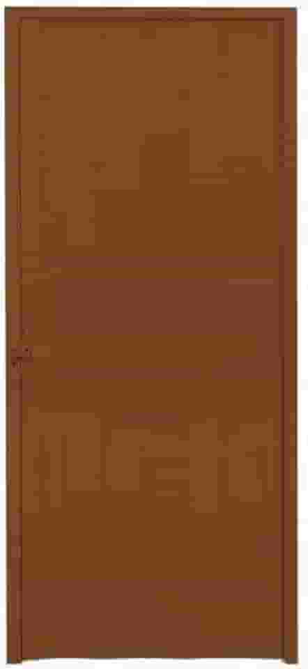 Porta Sanfonada PVC Polifort 210cmx80cm Mogno