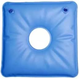 Almofada Terapêutica Quadrada Com Orifício Duo Inflável Água Duas válvulas