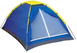 Barraca Camping 2 Pessoas Impermeável - Montagem Rápida Acampamento Casal com Sobreteto Anti-Chuva e Bolsa de Transporte