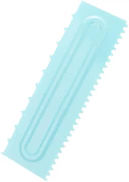 Espátula De Bolo Plástico Para Alisar E Decorar Silver Chef