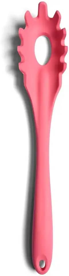 Oikos - Pegador de Macarrão de Silicone Rosa