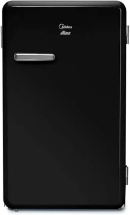 Frigobar Retrô, 95L, Preto, 110V, Midea, MRV10P1