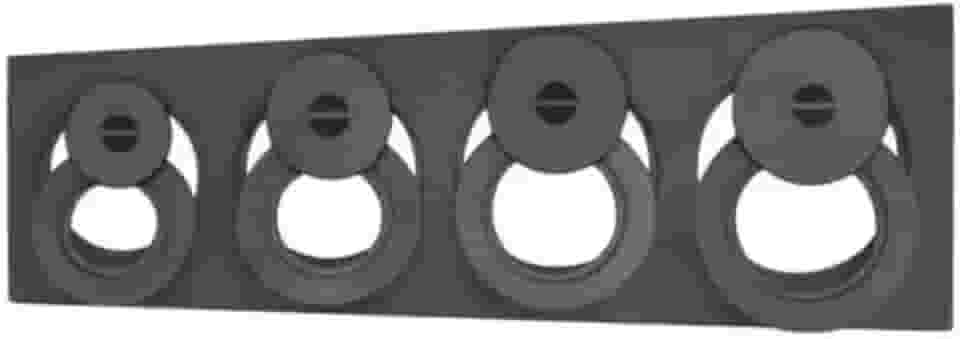 Chapa Para Fogão A Lenha Ferro Fundido De 4 Bocas Redutores