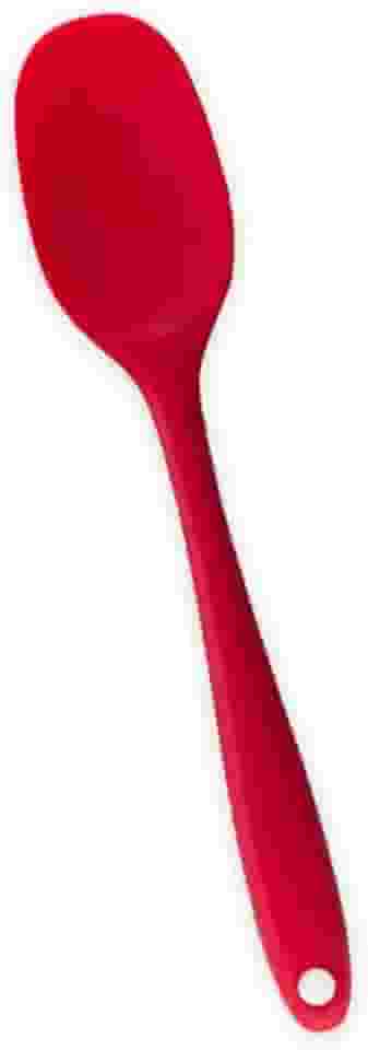 Oikos - Espátula de Silicone Redonda Pequena Vermelha