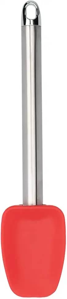 Mimo Style Espátula Com Cabeça de Silicone e Cabo em Inox de Excelente Durabilidade, Belo Design, Suporta Temperaturas de Até 220ºC, Prática, Simples e Leve Pesa Apenas 50 Gramas e Facilita o Manuseio