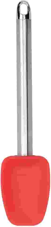 Mimo Style Espátula Com Cabeça de Silicone e Cabo em Inox de Excelente Durabilidade, Belo Design, Suporta Temperaturas de Até 220ºC, Prática, Simples e Leve Pesa Apenas 50 Gramas e Facilita o Manuseio