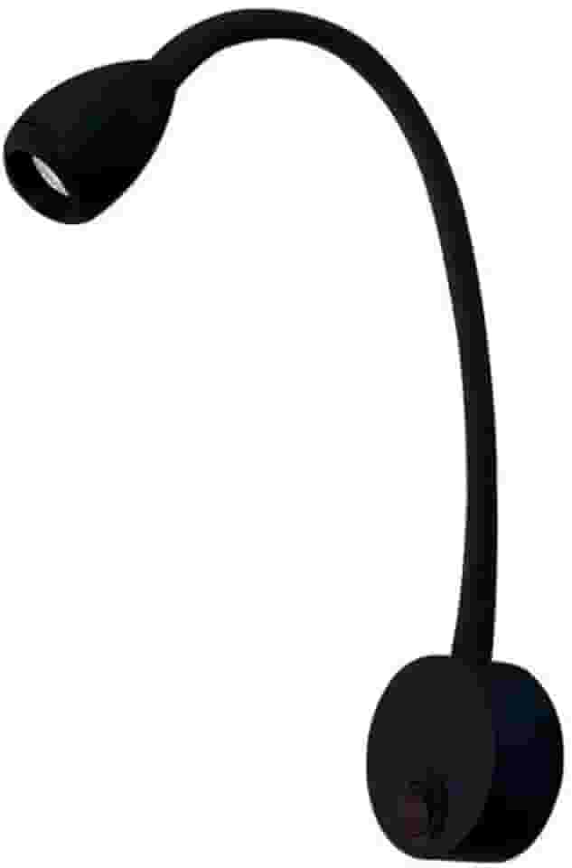 Arandela Led 3w 3000k Haste Flexível Quarto Cabeceira Cama Leitura