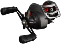 Carretilha De Pesca Para Destro ou Canhoto Carretel 18+1 Rolamentos Com 11 Velocidades Força de Frenagem Magnética de 10 kg Relação 7.2:1 Molinete Preto e Vermelho DUPIN