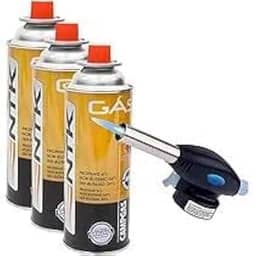 Maçarico Culinário Portátil Profissional Gourmet GT6017 + 3 REFIS