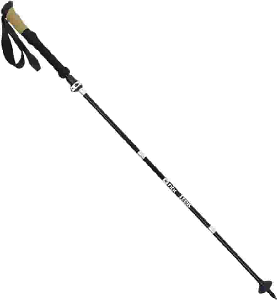 NTK, Bastão de Caminhada TREK RACE Alumínio 7075 135cm Trilhas e Aventuras, Preto