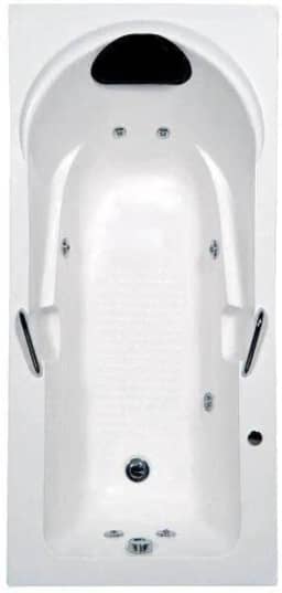 Banheira Hidromassagem Astra Capri Luxo 170cmx80cmx43cm - 01 Jato Acrílico P1 Sem Aquecedor 220v