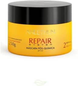 Máscara Repair System Aneethun 250g, Tratamento Pós-Química com Óleos Reparadores, Hidratação Profunda, Nutrição Intensiva e Reparação de Danos Capilares, Prevenção da Quebra, Frizz e Pontas Duplas, Devolvendo Força, Maciez e Brilho aos Fios.