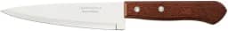 Faca Peixeira E Cozinha Tramontina Dynamic Com Lâmina De Aço Inox E Cabo De Madeira Natural 6"