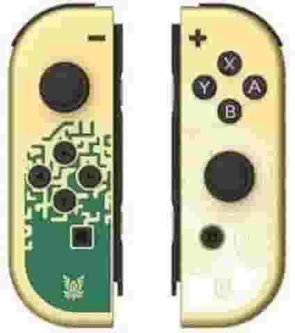 Controle Joystick Sem Fio N Switch Joy-con (l)/(r) Sem a Alça do Joy-Con. (Zelda-Dolrado)