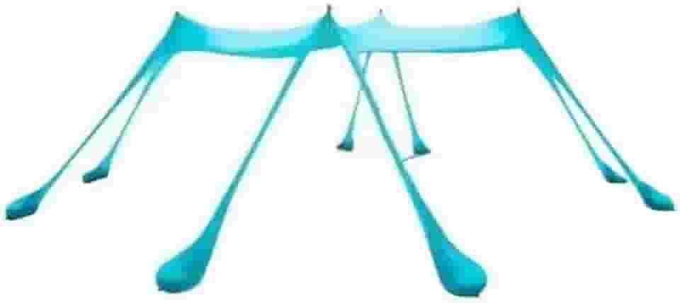 Tenda de praia portátil 300 x 300 x 200 cm com teste de resistência ao vento – Tenda de acampamento de montagem rápida, com proteção solar e durável, ideal para piqueniques e encontros ao ar livre