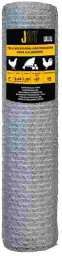 Tela para Galinheiro Galvanizada 1,50m x 50m Fio 23 Malha 2 Polegadas JST