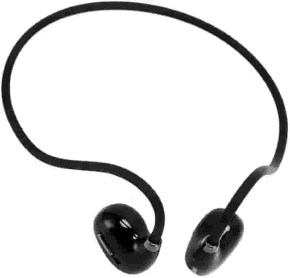 Fone de Ouvido Bluetooth com Condução Óssea, IPX5, 5 Horas de Bateria, Preto
