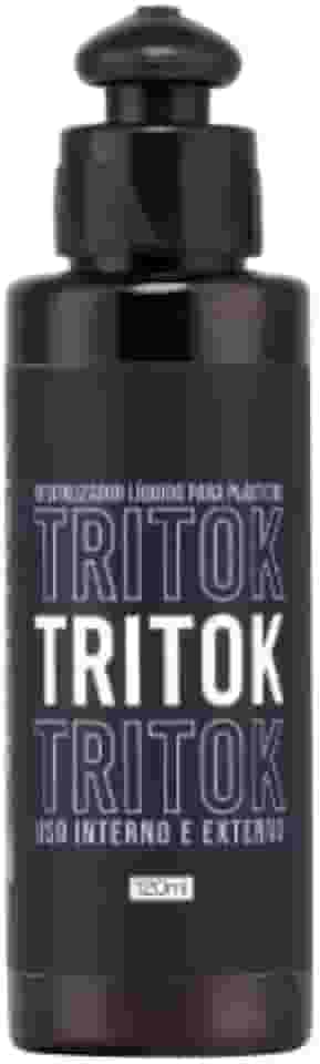 Tritok Revitalizador de Plástico Líquido, Preto, Uso Interno e Externo, Resistente à Água, com Excelente Aroma