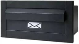 Caixinha De Correio Inox Moderna 29cm (All Black)