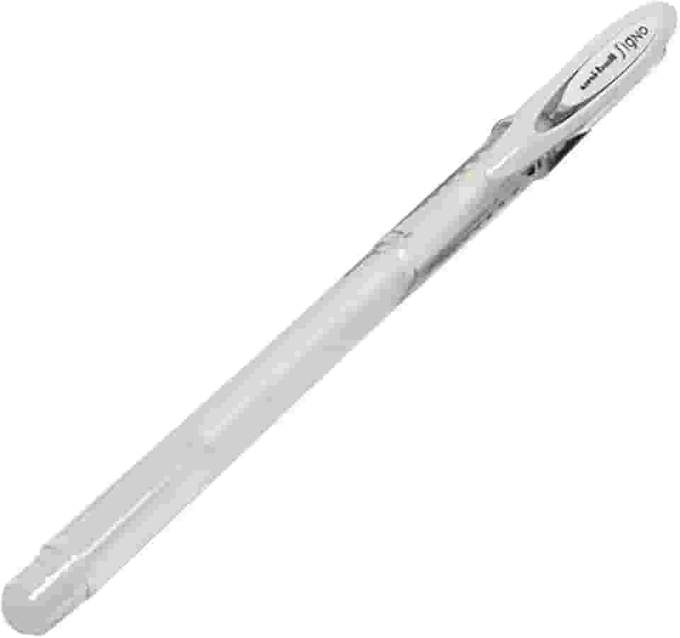 Caneta Gel SIGNO Angelic Color UM-120AC, Uni-Ball, Branca, Blister c/1 unidade