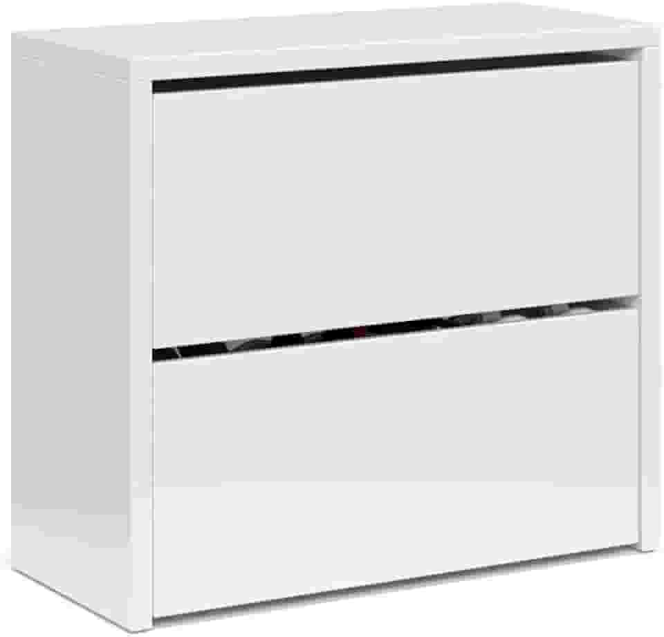 Sapateira Articulada Safira 2 Portas Basculante Mell (Branco)