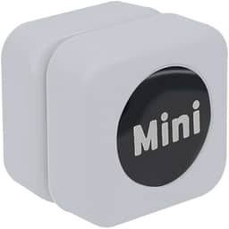 1 limpador de vidro com ímã de aquário – raspador magnético de algas para pequenos tanques de vidro, mini escova sem arranhões (não para tanques de acrílico e plástico), branco