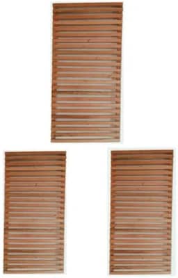 Kit 3 Pc Jardim Vertical Treliça Madeira Para Horta Varanda | Montagem Fácil para Apartamento e Quintal