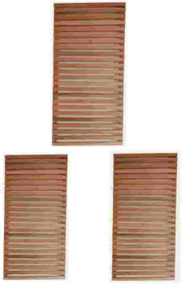 Kit 3 Pc Jardim Vertical Treliça Madeira Para Horta Varanda | Montagem Fácil para Apartamento e Quintal