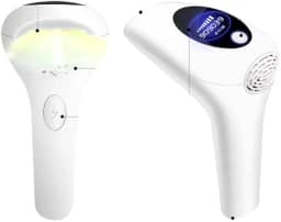 Depilador Laser Luz Pulsada 900 Mil Disparos Portátil Com Óculos de Proteção e Manual em Português BIVOLT