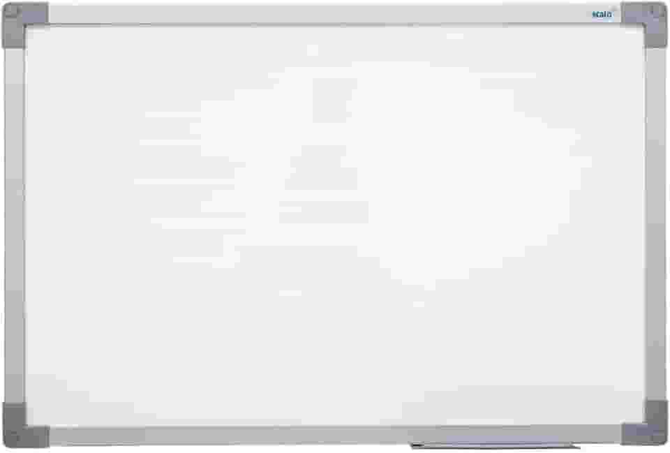 QUADRO BRANCO UV MDF ALUMÍNIO SOFT 090 X 060 CM, Stalo