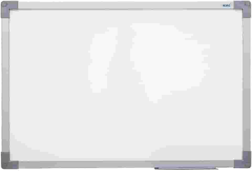 QUADRO BRANCO UV MDF ALUMÍNIO SOFT 090 X 060 CM, Stalo