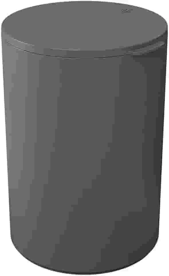 Coza - Lixeira com Tampa Serene 5L - Cinza Chumbo