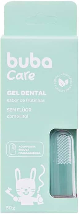 Buba Care, Gel Dental para Bebê, Sem flúor, 50 G