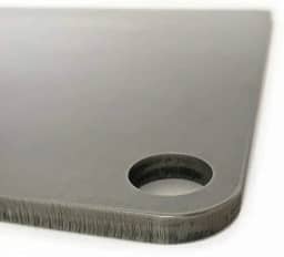 na Chapa - Pedra refratária de aço para assar pizza e pão em forno residencial - 40x35,5cm (Pro 9mm)