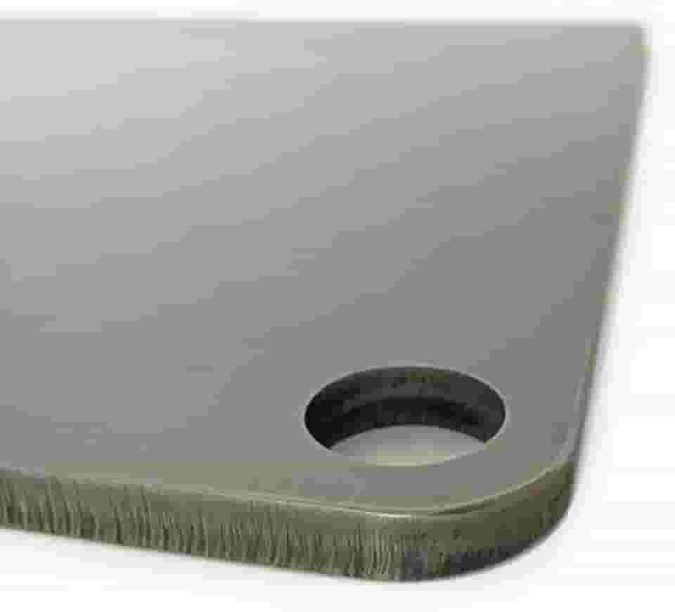 na Chapa - Pedra refratária de aço para assar pizza e pão em forno residencial - 40x35,5cm (Pro 9mm)