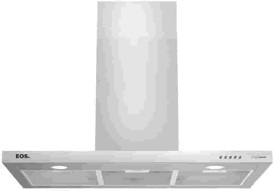Coifa e Depurador de Parede Eos 90cm Cheff Gourmet Slim Tipo T Inox Eco91pti 220v