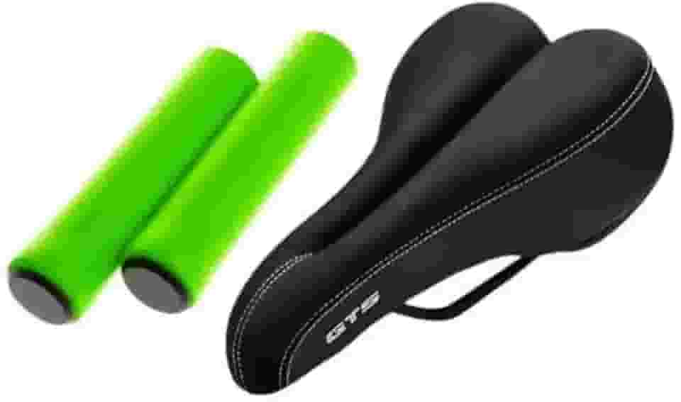 Banco Selim Gts Vazado Preto C/manopla Mtb/speed Adulto Bike