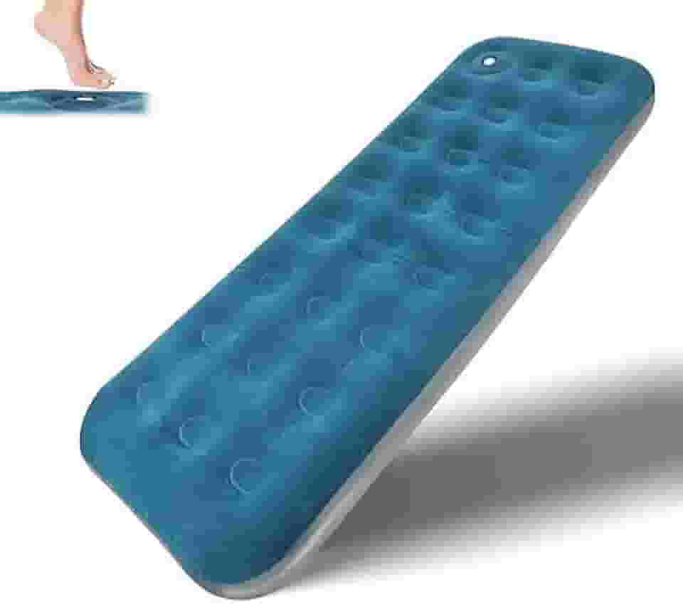 Colchão Inflável de Solteiro com Bomba Embutida, 191x73x22cm