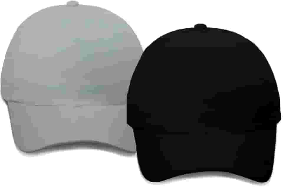 Kit 2 Bonés Liso Básico Resina Aba Curva Snapback Regulável