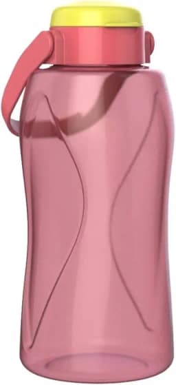 Garrafa De Água Max 1,5lt Com Alça Suporte Celular Grande (Rosa)