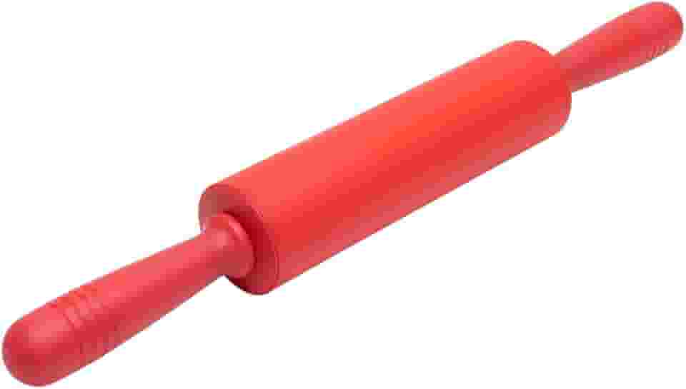 Mimo Style, Rolo para Massa em Silicone para Temperaturas de Até 220° - Vermelho