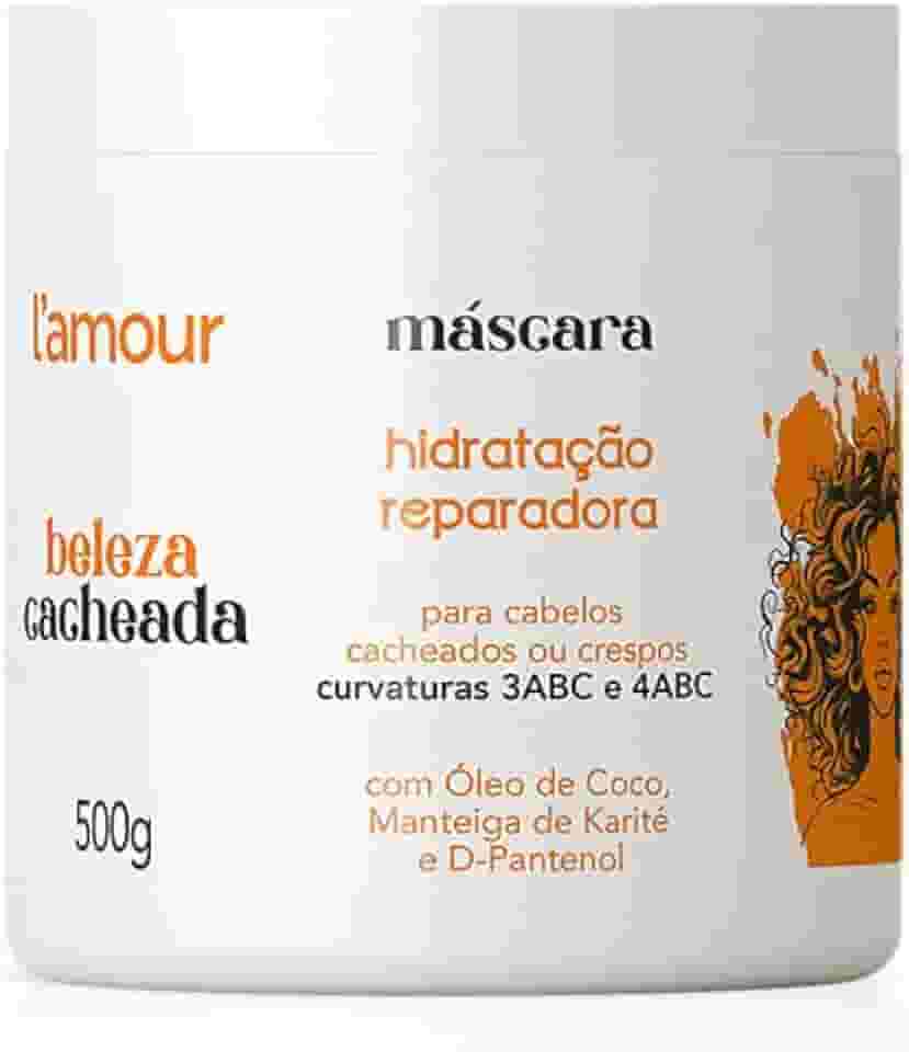Máscara L’Amour Beleza Cacheada Hidratação Reparadora – Cachos Macios e Definidos